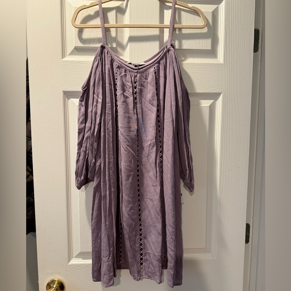 Bailey Blue Lavender Cold Shoulder Dress